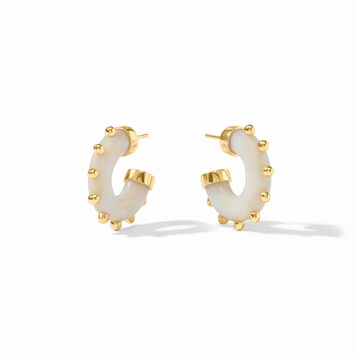 Colette Hoop Earrings | Alabaster