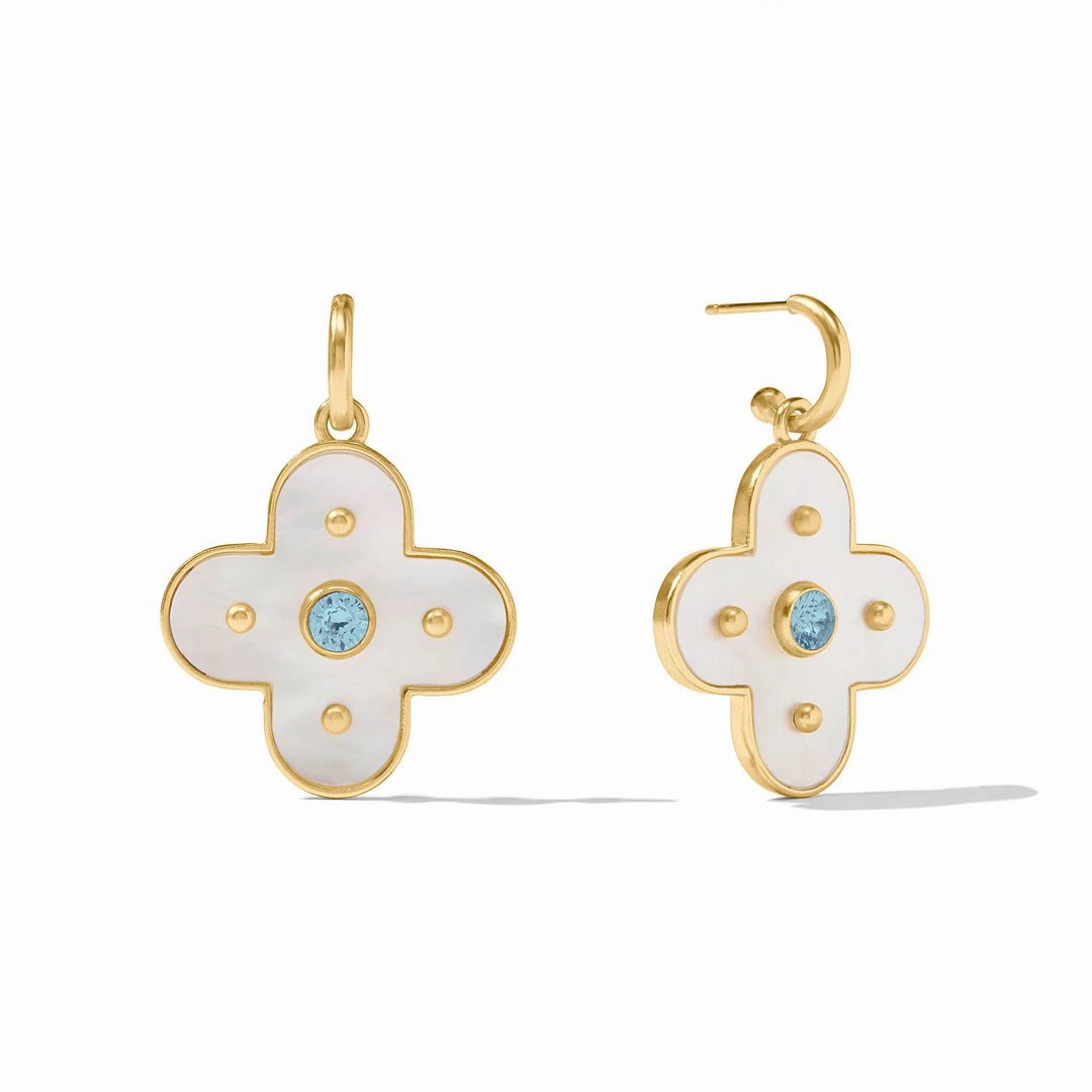 Colette Statement Hoop & Charm Earring | + Colors
