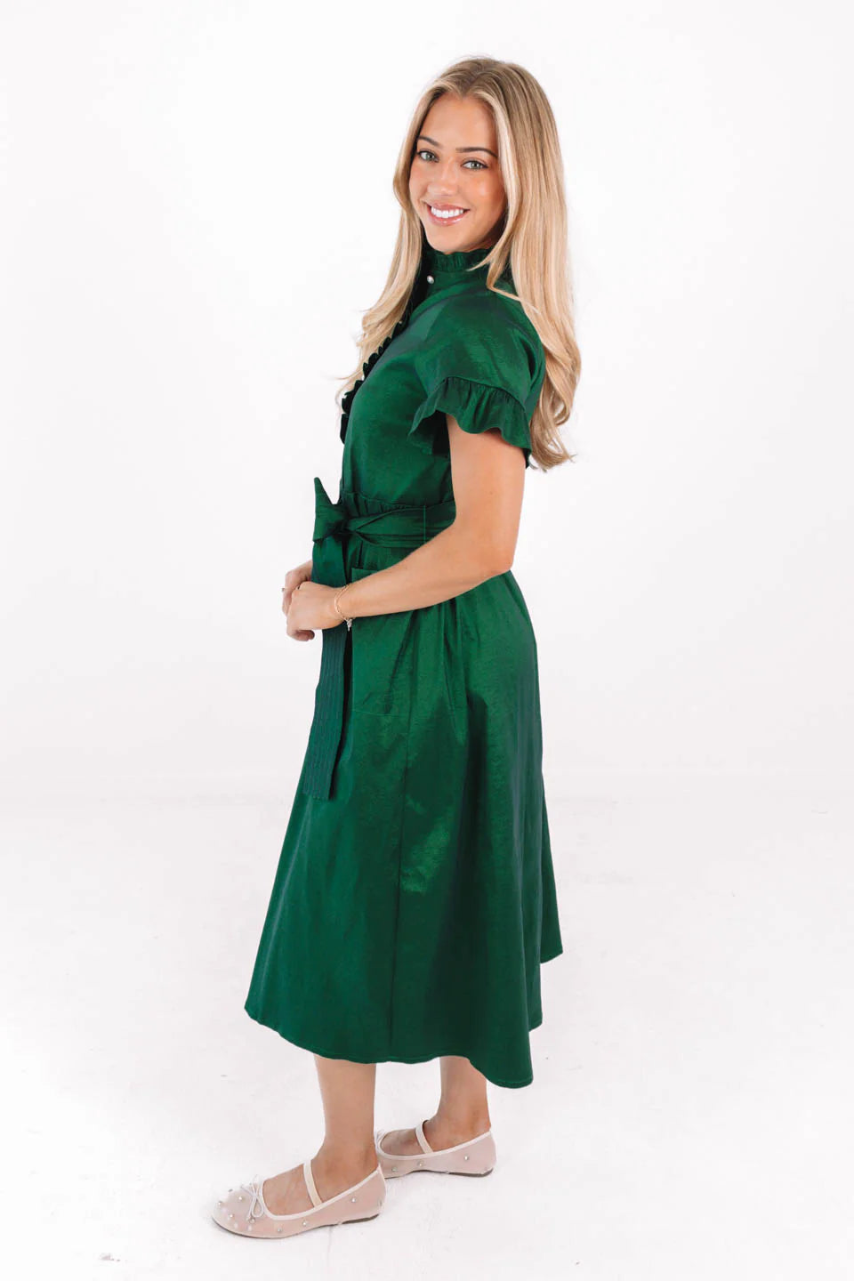 Collins Button Up Midi Dress