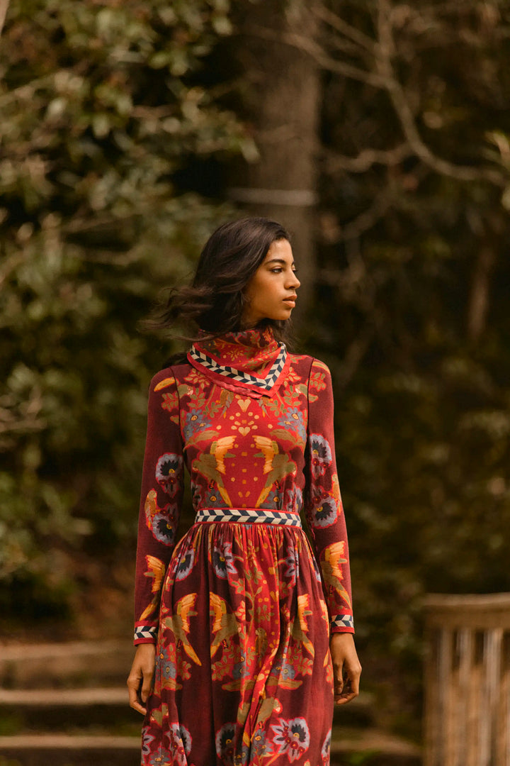 Connor Top | Birds of a Feather Maroon