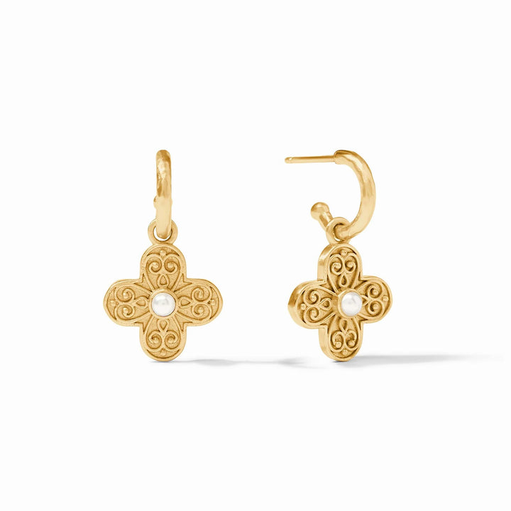 Malta Corinth Hoop and Charm Earring