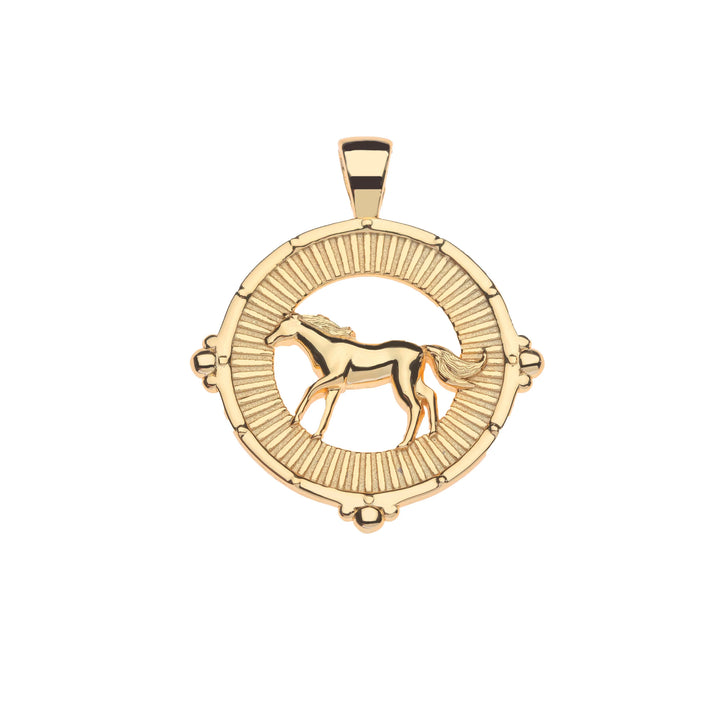 COURAGE Cutout Horse Coin