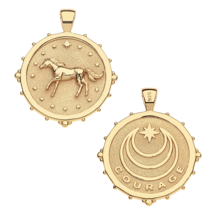 COURAGE Horse Original Pendant Necklace