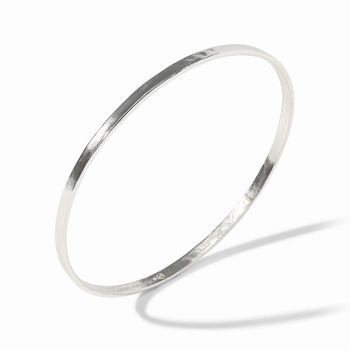 Crescent Bangle | Silver