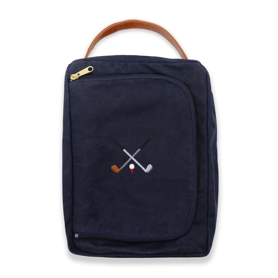 Smathers & Branson Needlepoint Shoe Bag | + Designs