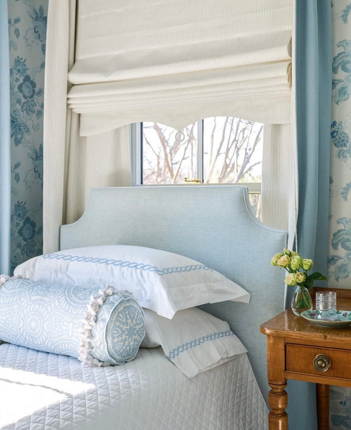 Classic Chain Scallop Pillowcase - Pair