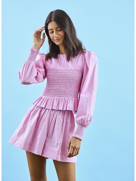 Eubanks Top | Watermelon Stripe (2/15 SHIP) - Charlotte's Inc