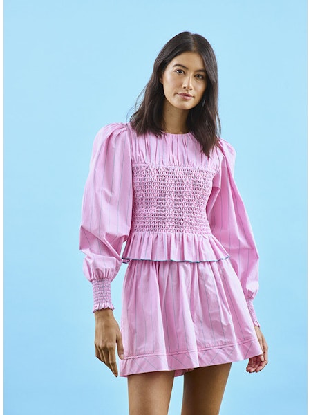 Eubanks Top | Watermelon Stripe (2/15 SHIP) - Charlotte's Inc