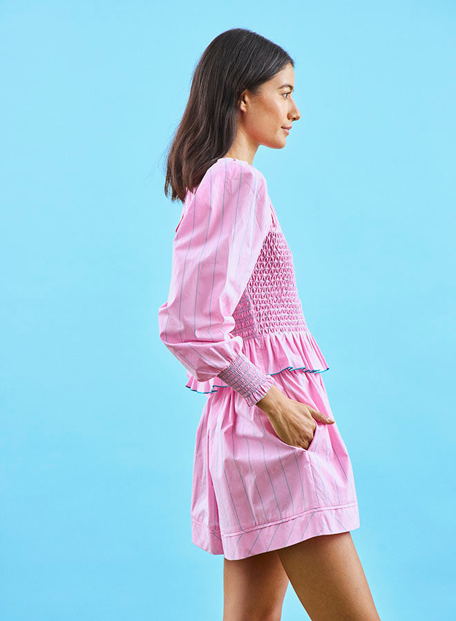 Jemma Shorts | Watermelon Stripe (2/15 SHIP) - Charlotte's Inc