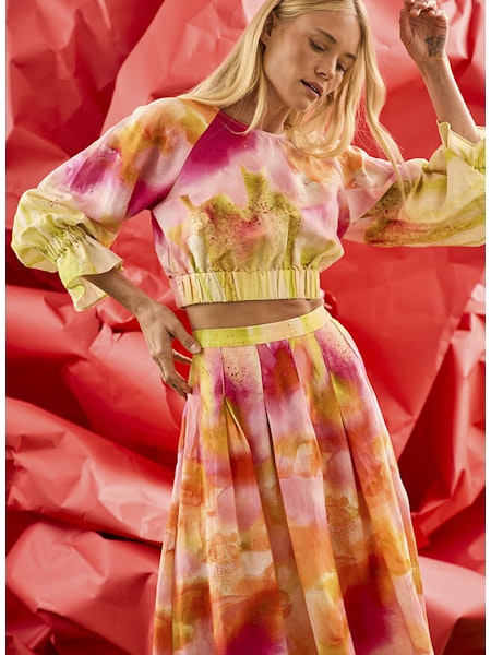 Kirsten Top | Electric Daydream (2/15 SHIP) - Charlotte's Inc