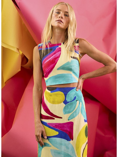 Royce Top | Stroke of Spring (2/15 SHIP) - Charlotte's Inc