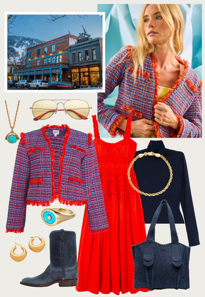 Coco Jacket | Mariner Tweed - Charlotte's Inc