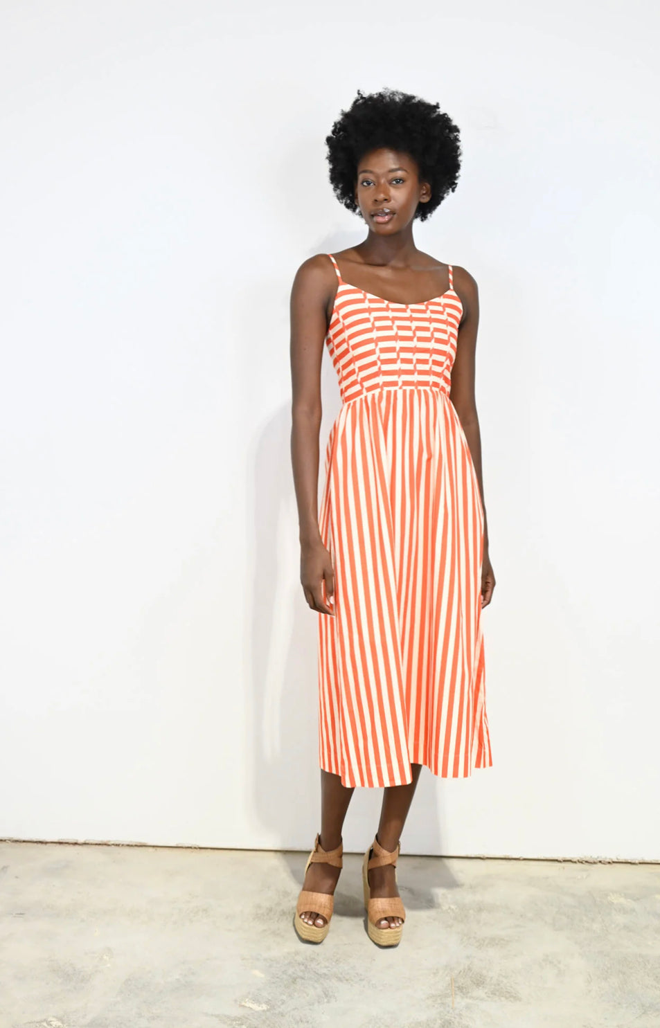 Corset Dress | Red Stripe