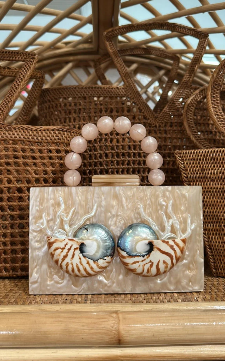 Champagne Nautilus Purse + Handle
