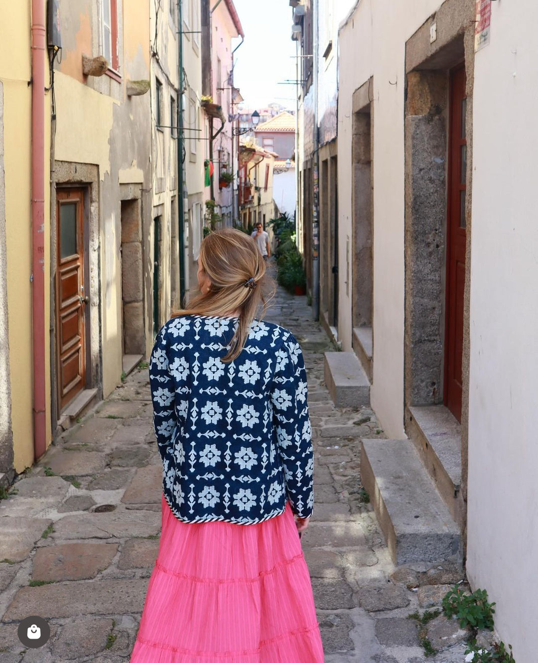 Rosy Jacket | Embroidered Denim