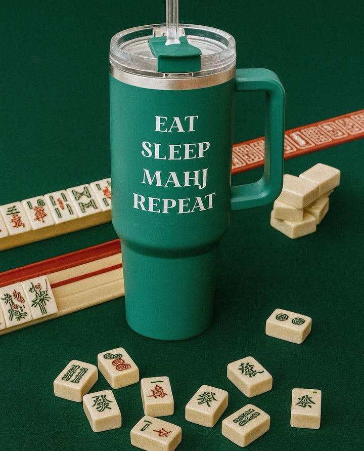 Eat Sleep Mahj Repeat Tumbler