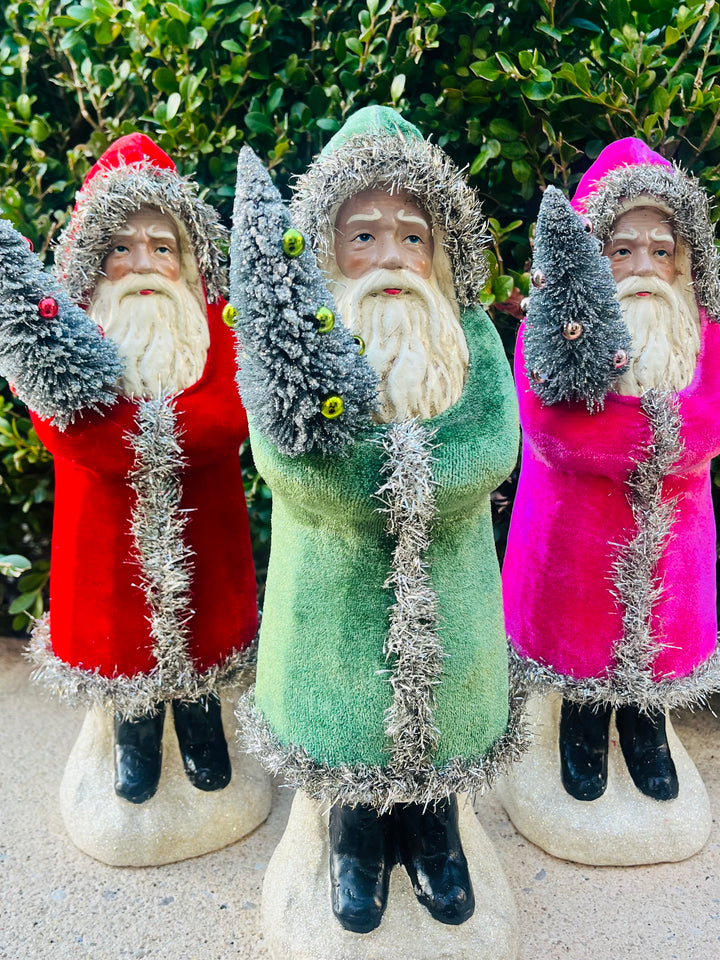 12" Velvet Santa | + Colors