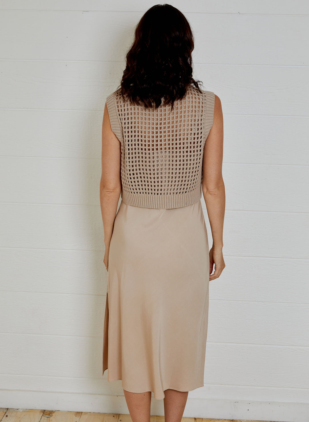 Pal Sweater Dress Combo | Sandstone - Charlotte's Inc