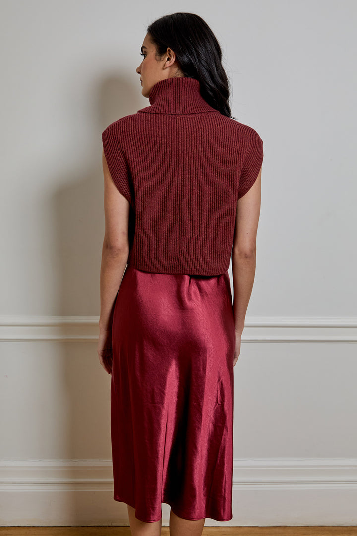 Jin Sweater Dress Combo | Russet