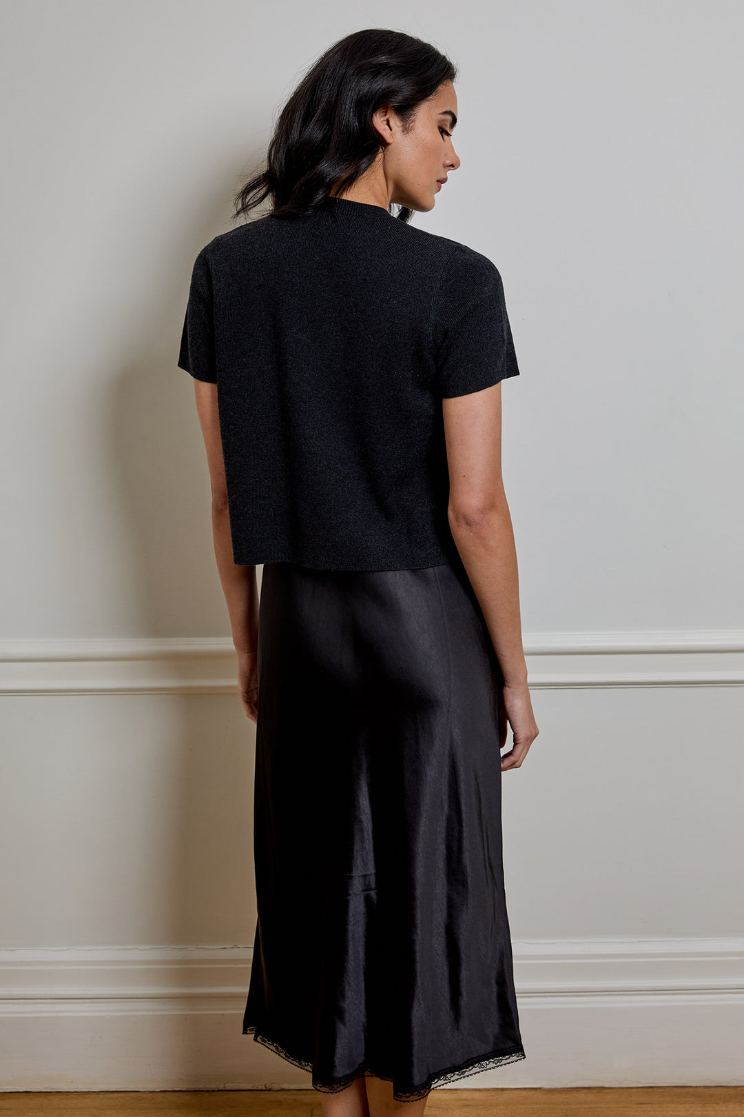 Viv Sweater Dress Combo | Shadow