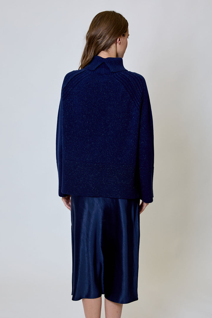 Ash Sweater Dress Combo | Navy