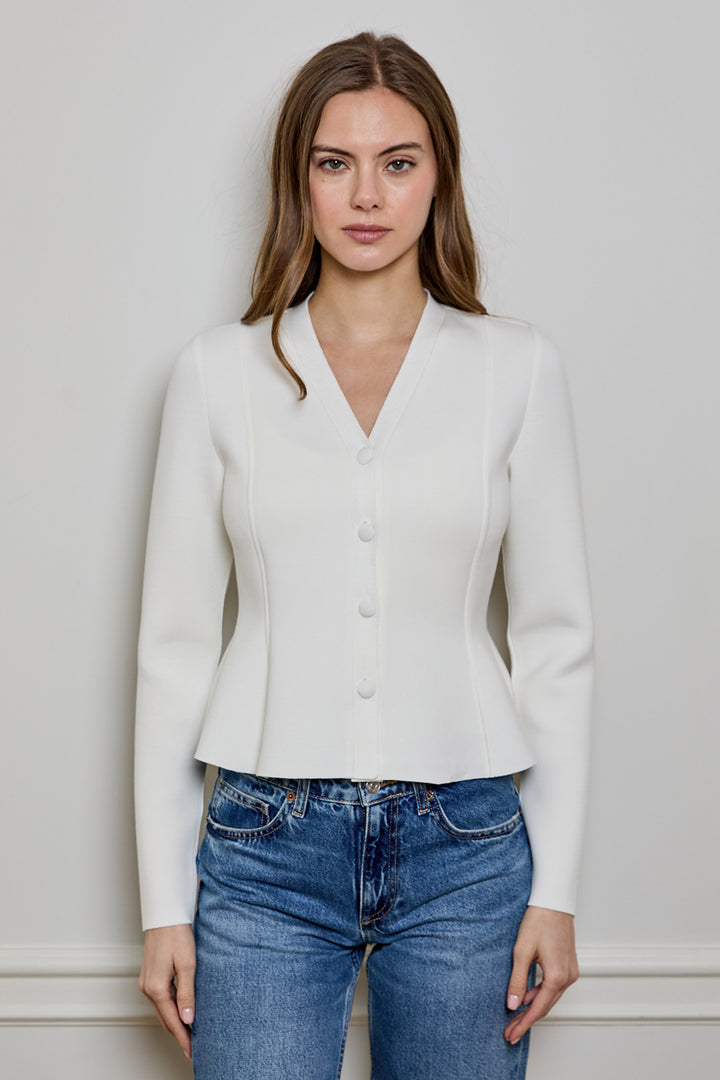 Marlena Top | Scuba White