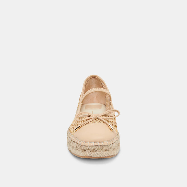 Cambre Ballet Flats | Natural Woven Mesh