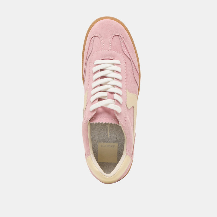 Notice Sneaker | Pink Suede