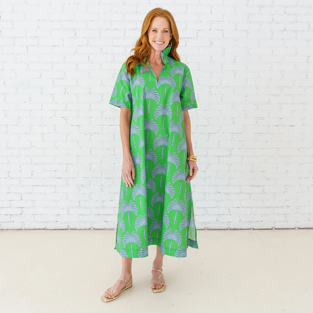 Georgia Palm Dress | Green