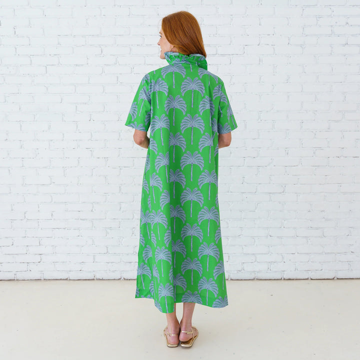 Georgia Palm Dress | Green