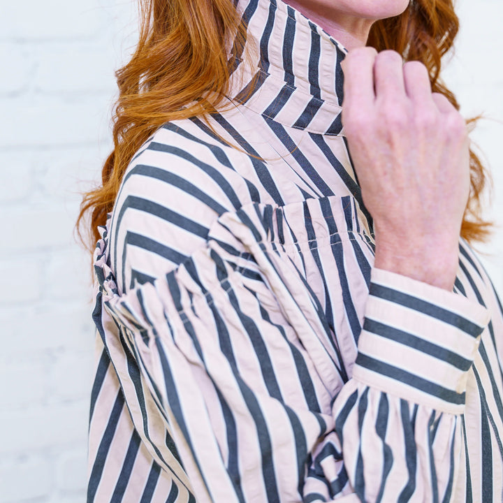 Miriam Top | Khaki/Black