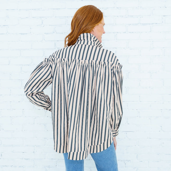 Miriam Top | Khaki/Black