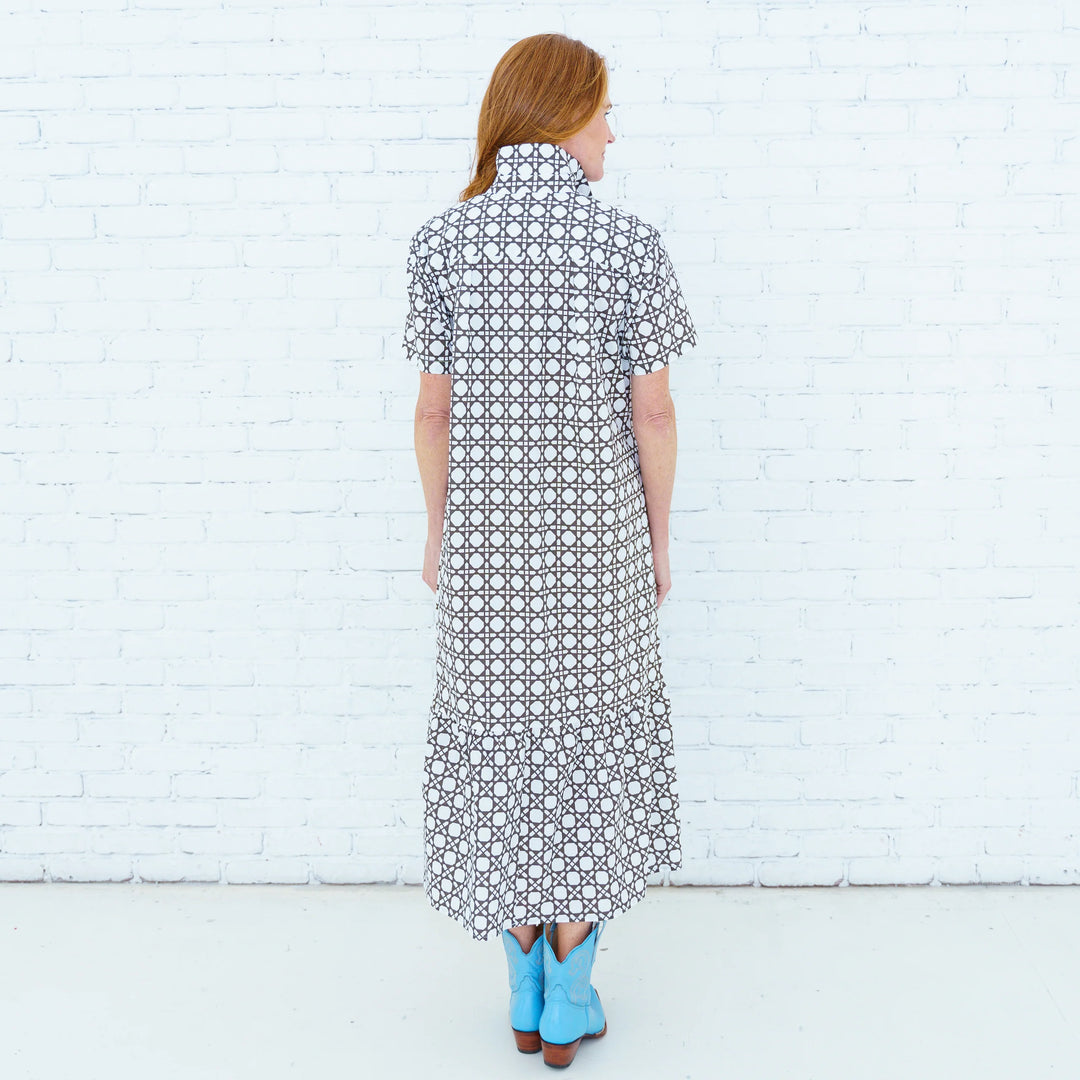 Maddie Basket Dress | Brown