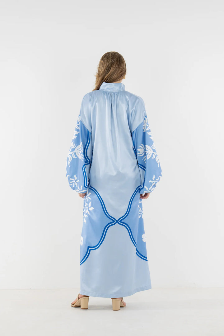 Fiona Dress | Dutch Tile - Charlotte's Inc