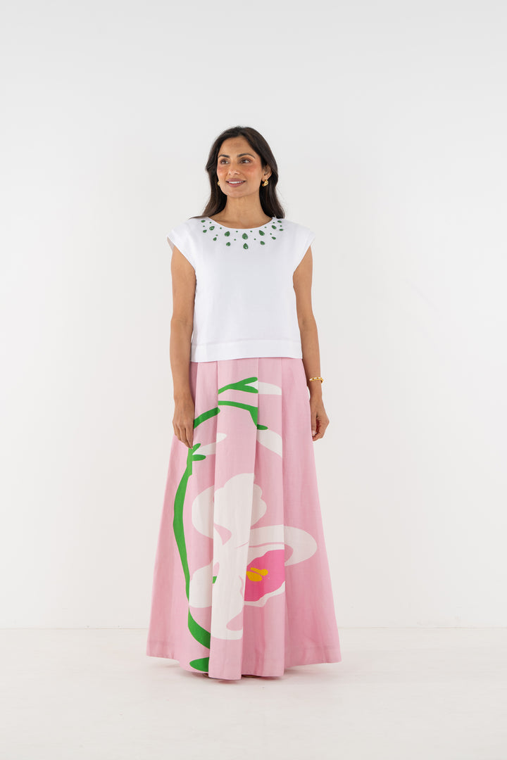 Milly Skirt | Blush Flora