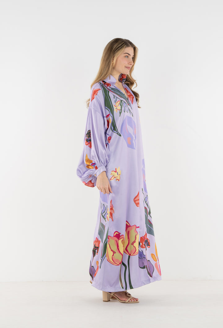 Fiona Dress | Lilac Garden