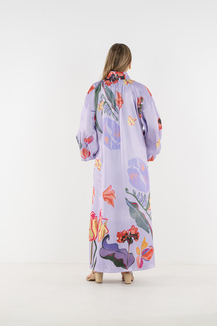 Fiona Dress | Lilac Garden