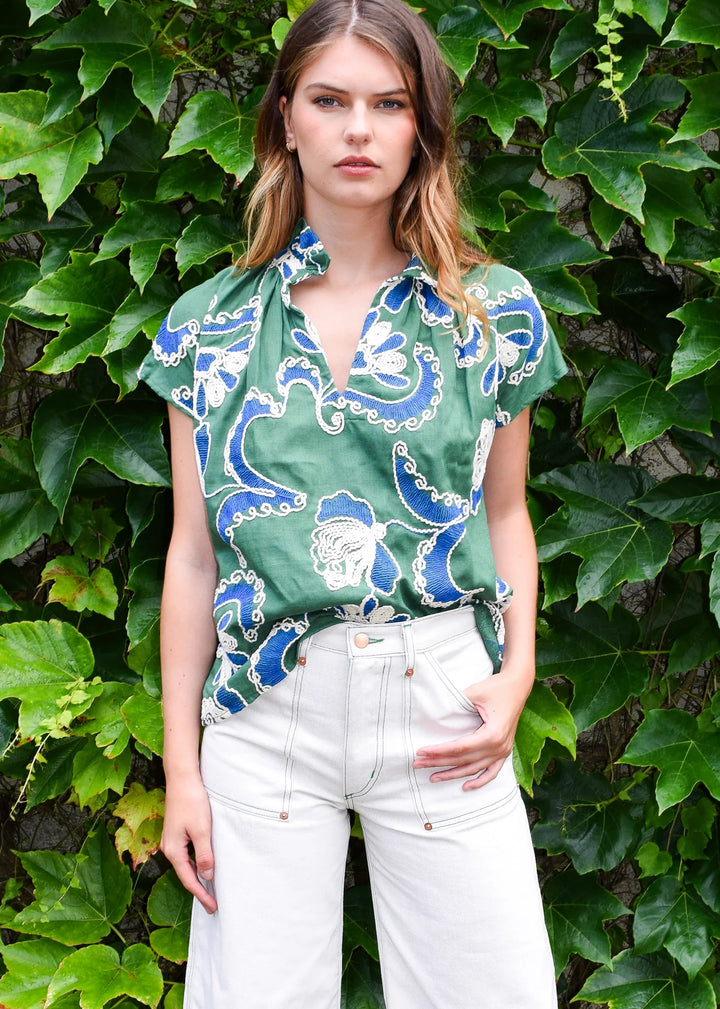 Vicki Short Sleeve Top | Crewl Work