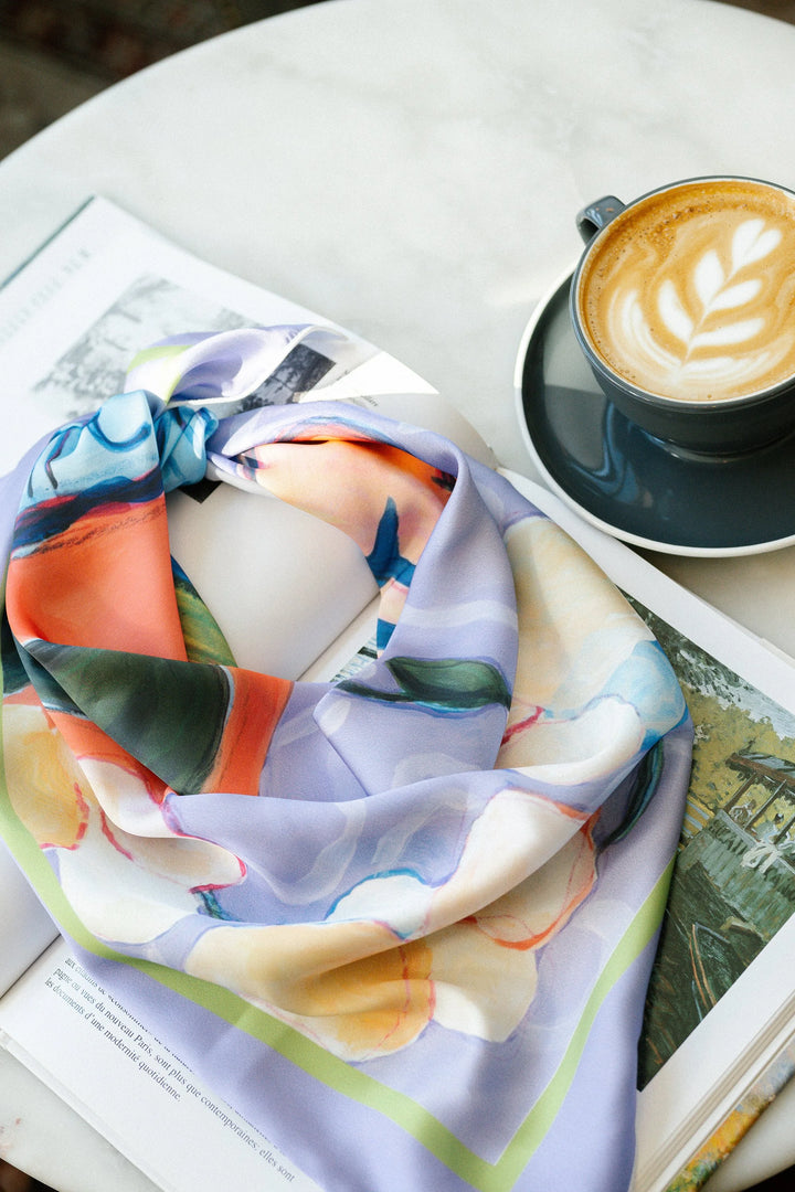Purple Orchid Scarf