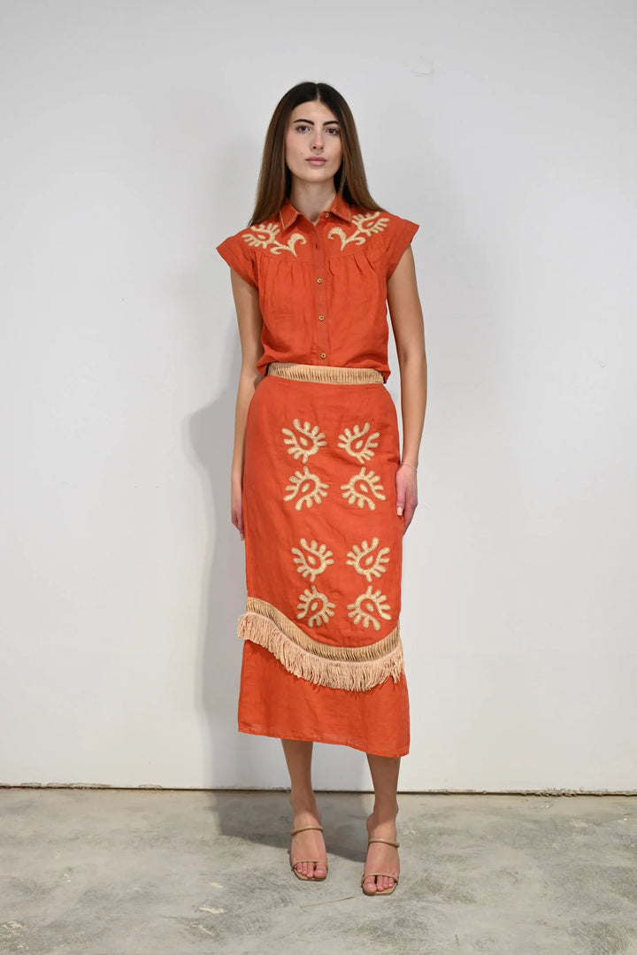 Florentine Skirt | Oaxaca Rafia