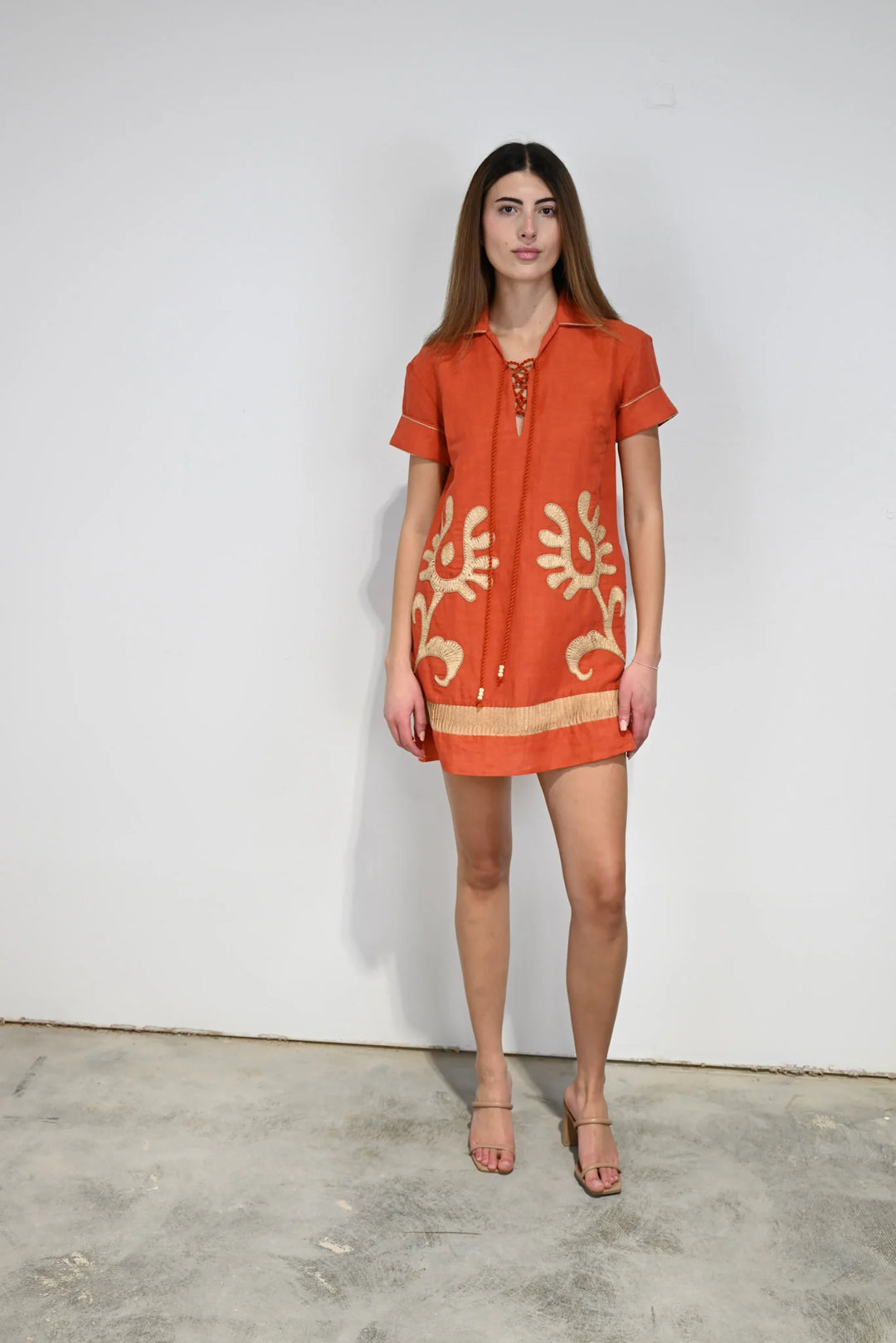 orange raffia dress ijesimonn on LTK