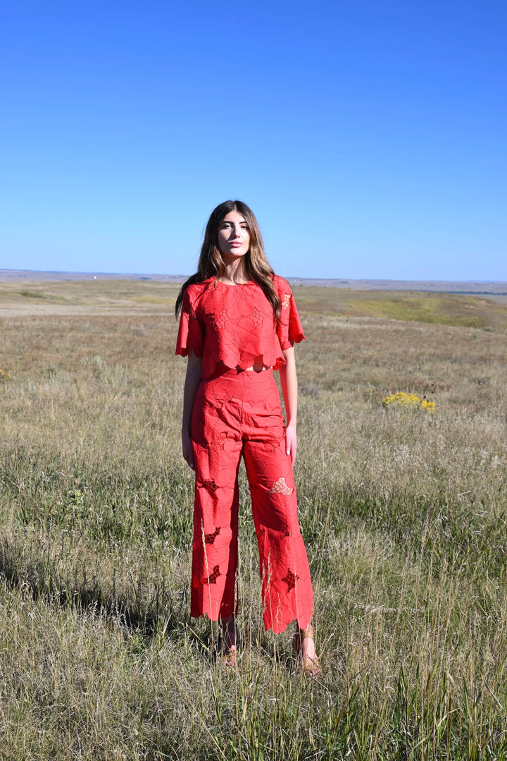 Matador Pants | Red Floral