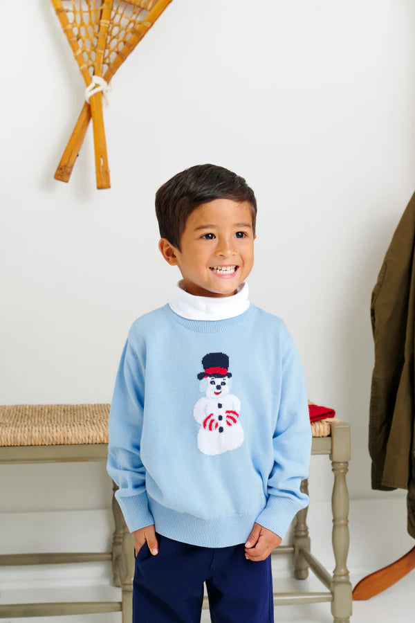 Isaac's Intarsia Sweater | Beale Street Blue