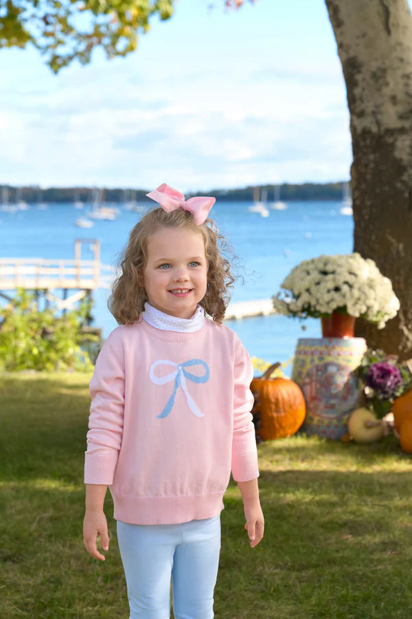 Isabelle's Intarsia Sweater | Palm Beach Pink