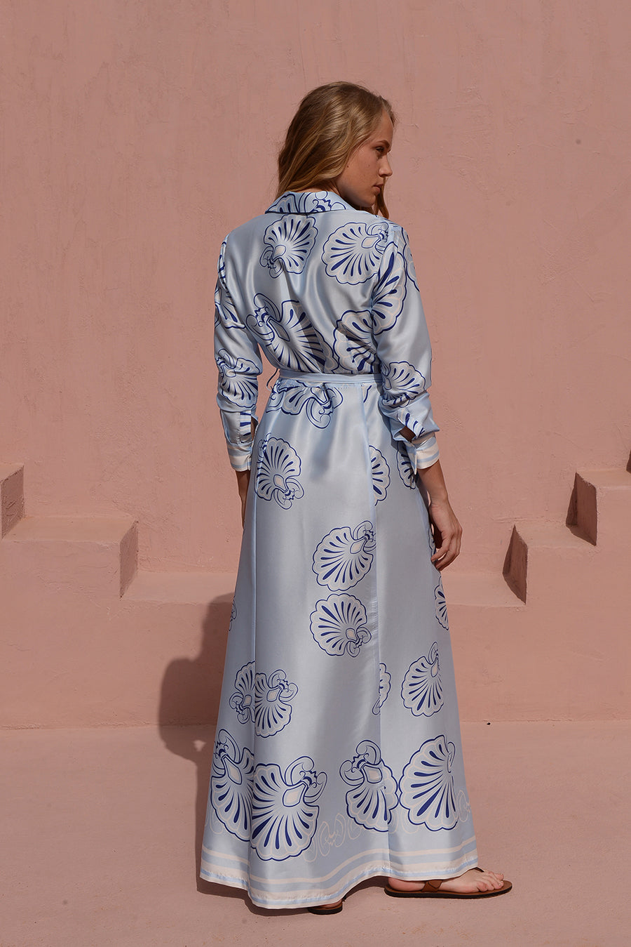 Tilos Maxi Dress | Blue