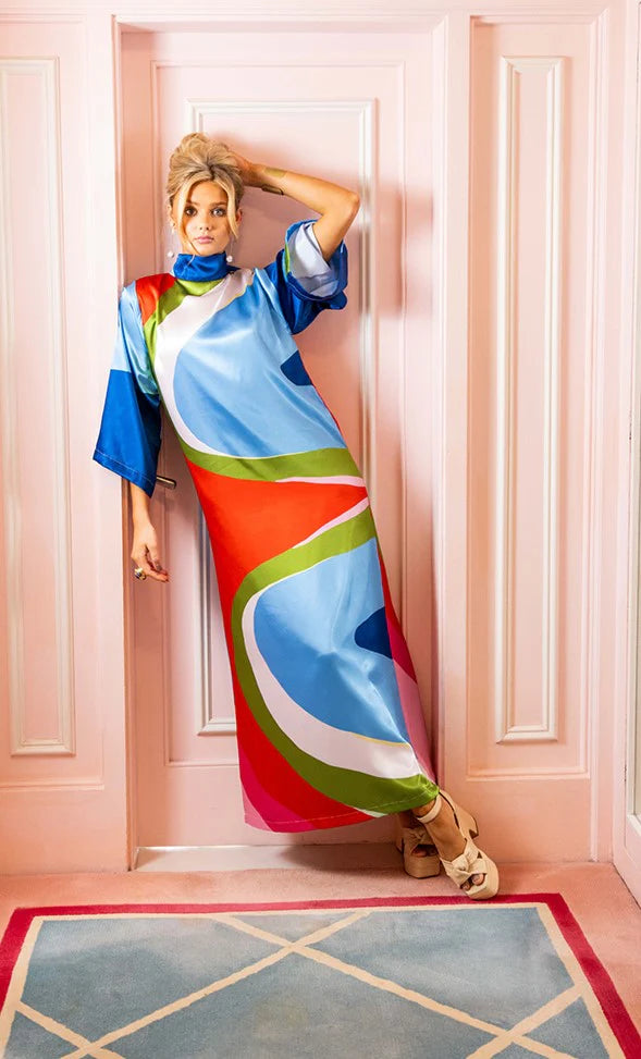 The Darling Dress Long | Venice Swirl