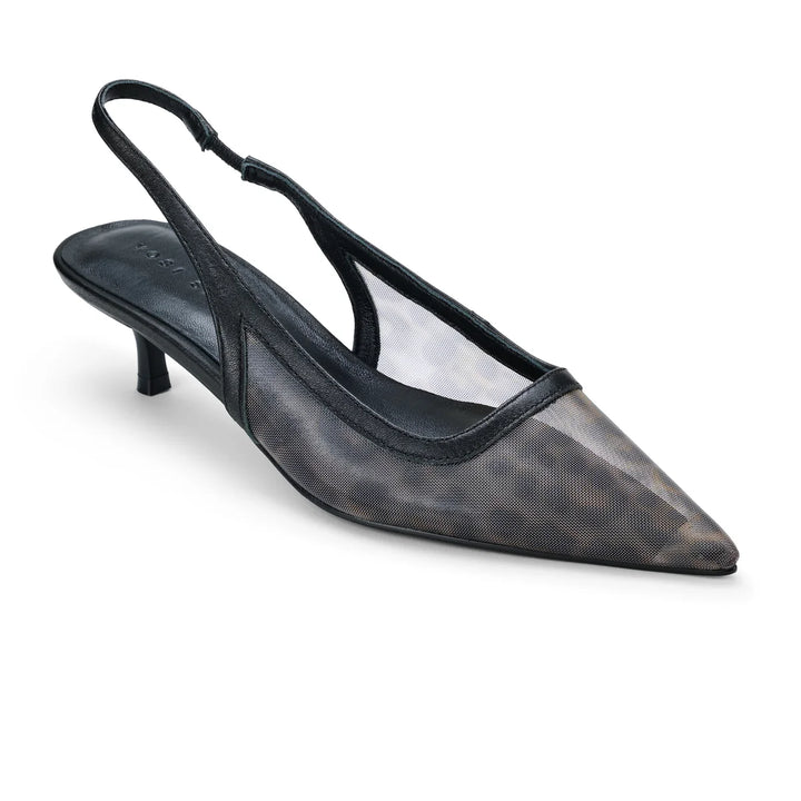 Delilah Slingback | Leopard Mesh