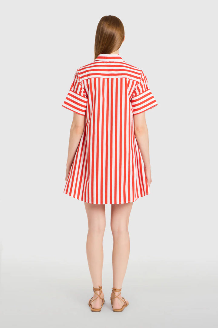 Dock Dress | Red Stripes