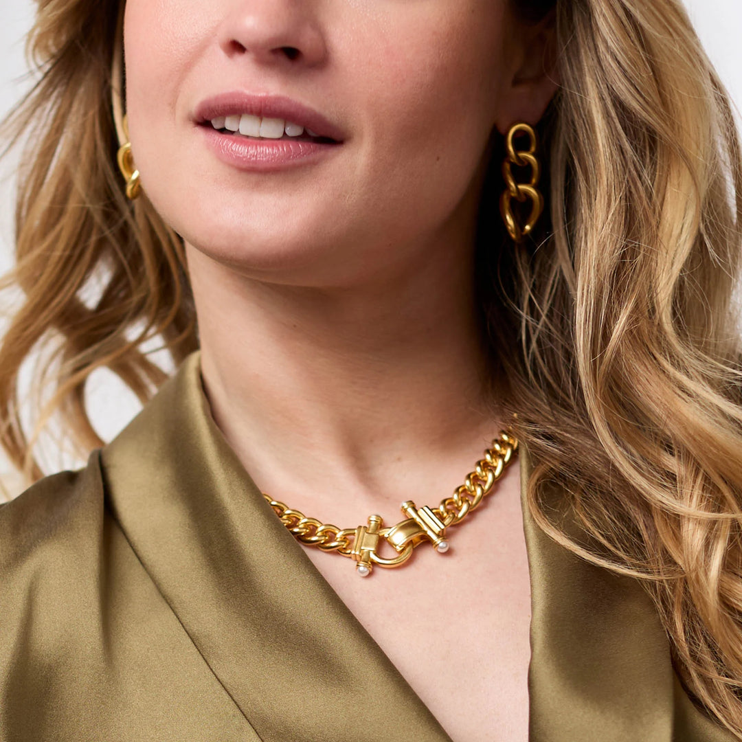 Dolce Demi Link Necklace | Pearl