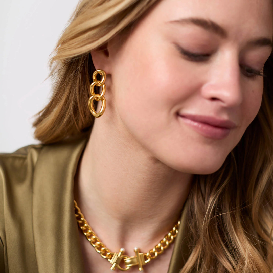 Dolce Link Earring | Gold